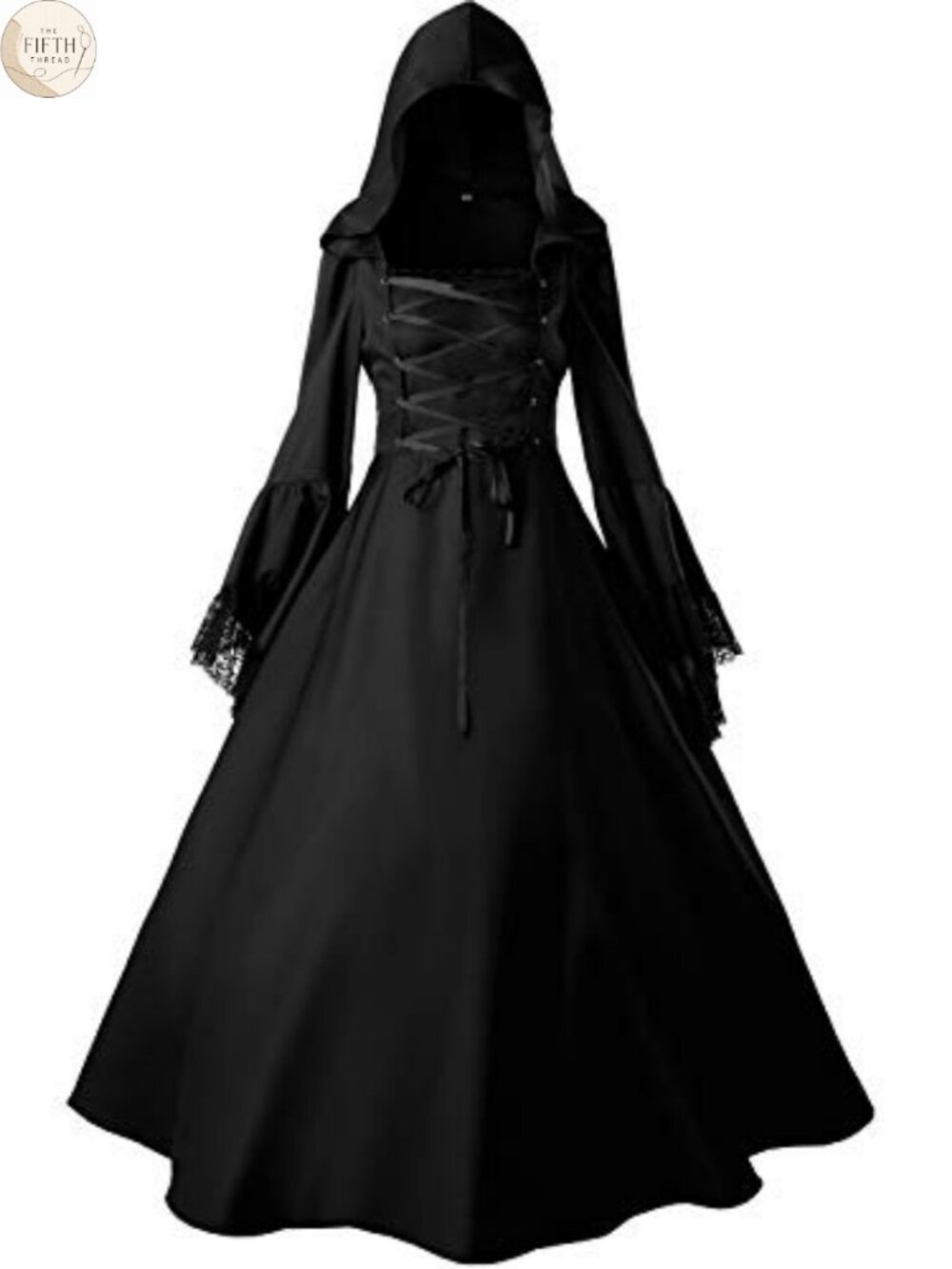 Witch Costume Hooded Victorian Dress Renaissance Cosplay